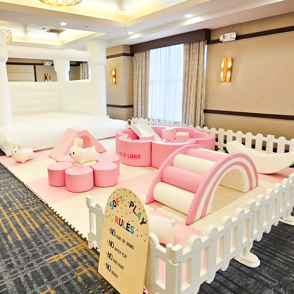 Soft Play Deluxe Premium Pink Set