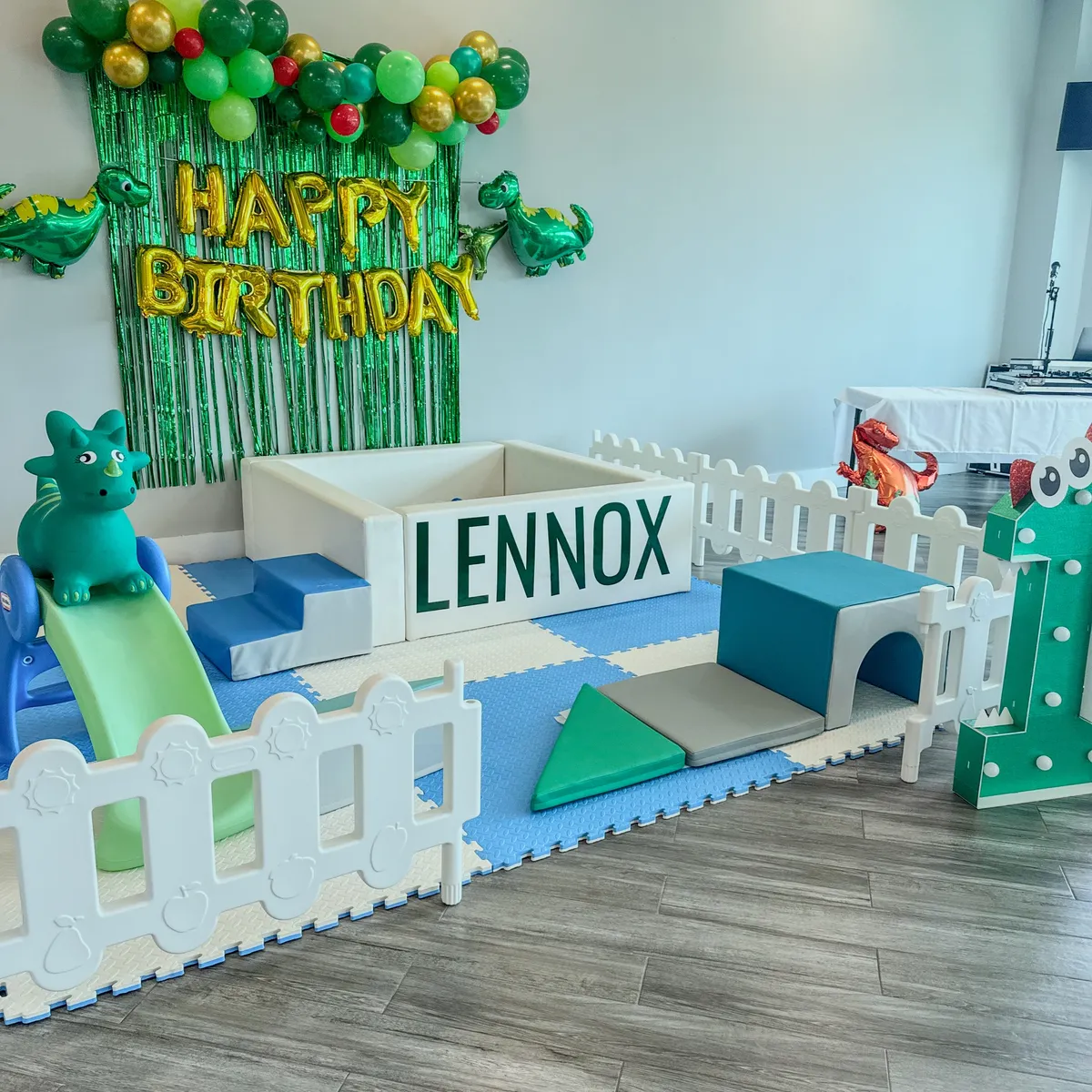 Soft Play Blue/Green Small Set