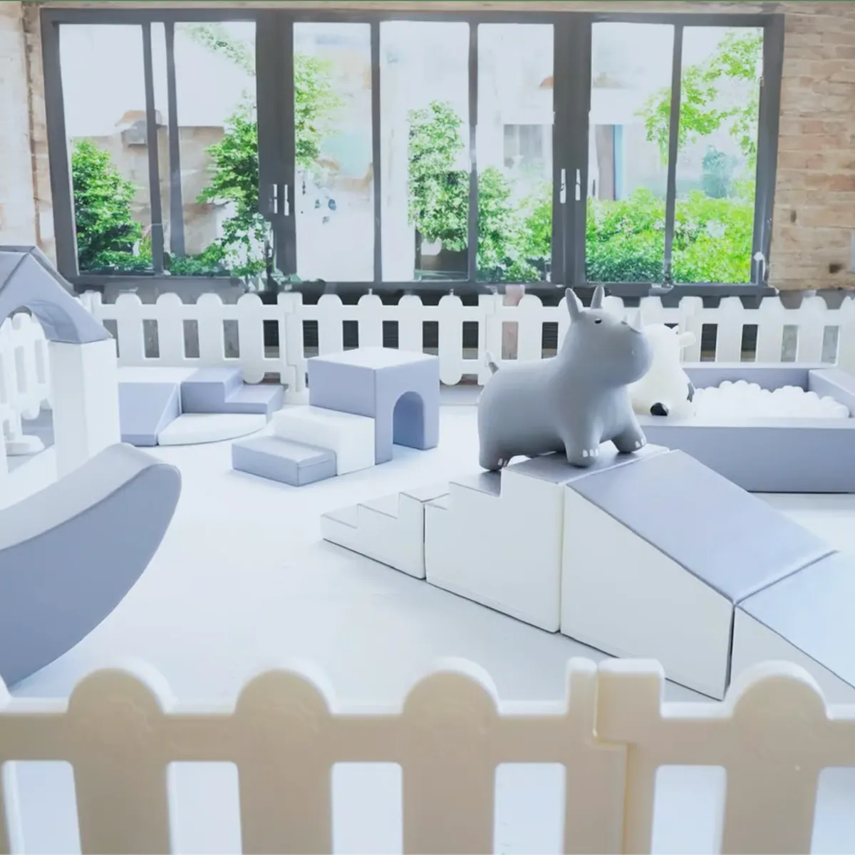 Soft Play White/Grey Small Set