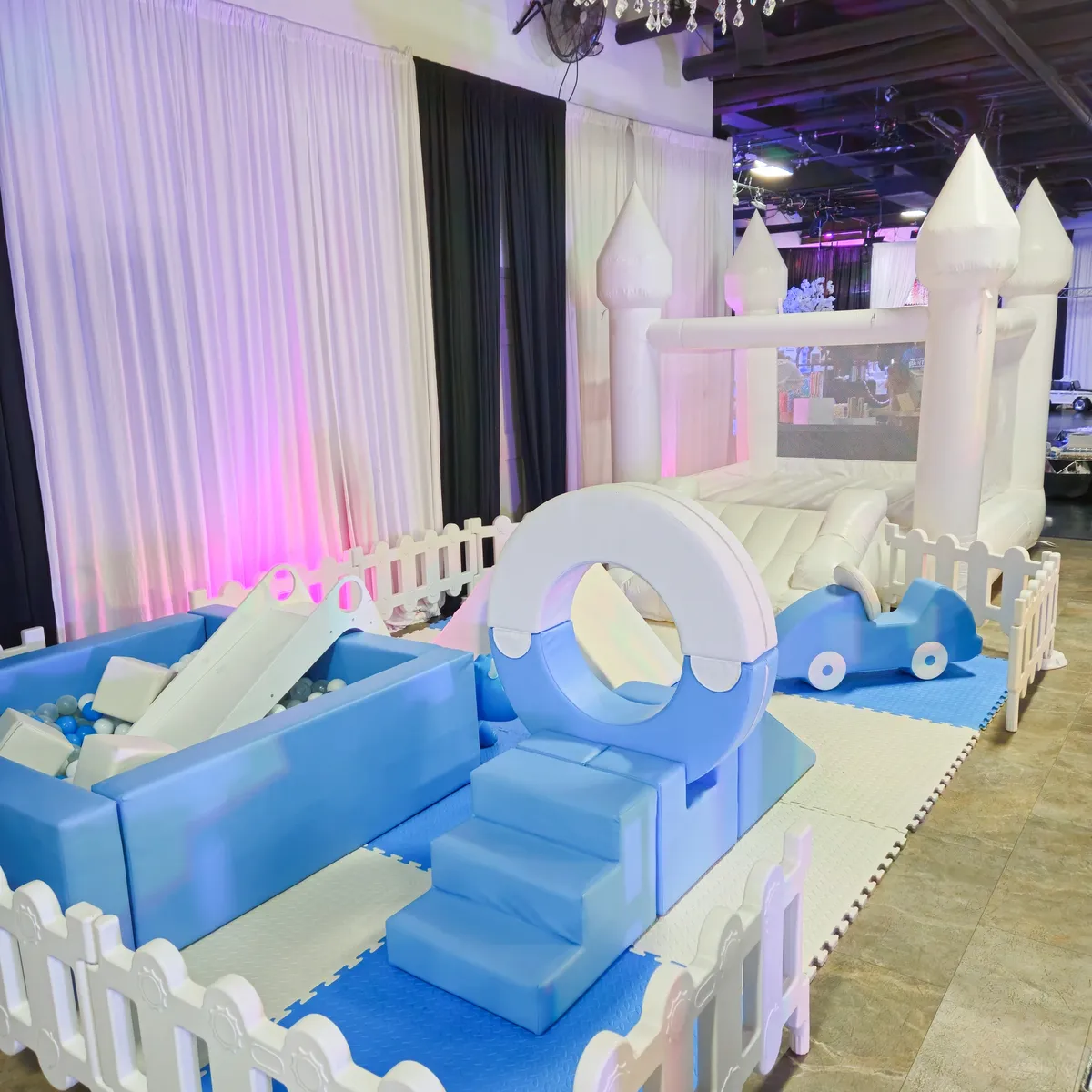 Soft Play Medium Blue Set